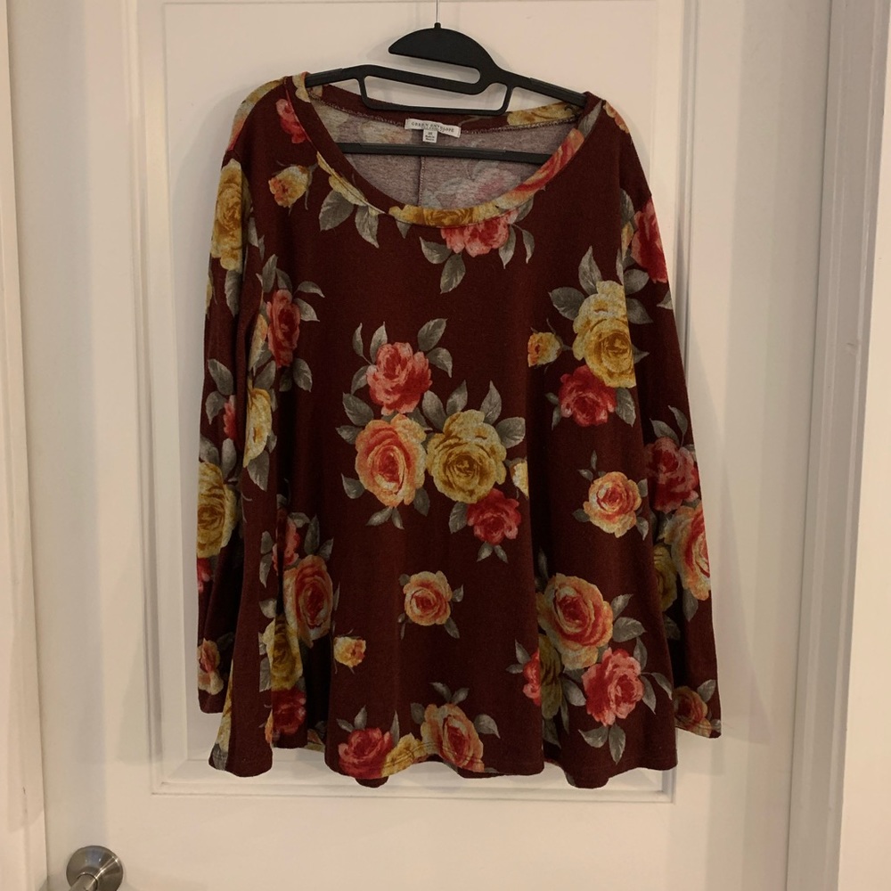 Floral Long Sleeve Shirt